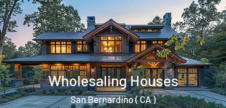  Wholesaling Houses San Bernardino ( CA )